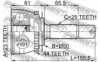 FEBEST 1210-002A44 Joint, drive shaft